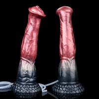 11.22in Big Horse Cock Silicone Soft Animal Penis Dildo Vaginal Massager