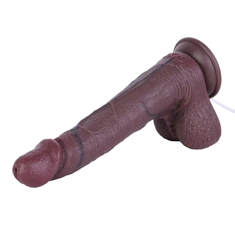 11.22in Real G-spot Penis Anal Dual Density Silicone Ejaculating Dildo