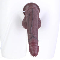 11.22in Real G-spot Penis Anal Dual Density Silicone Ejaculating Dildo