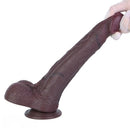 11.22in Real G-spot Penis Anal Dual Density Silicone Ejaculating Dildo