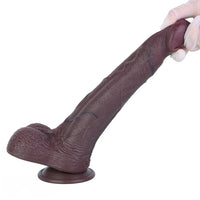 11.22in Real G-spot Penis Anal Dual Density Silicone Ejaculating Dildo