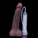 11.22in Real G-spot Penis Anal Dual Density Silicone Ejaculating Dildo