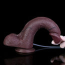 11.22in Real G-spot Penis Anal Dual Density Silicone Ejaculating Dildo