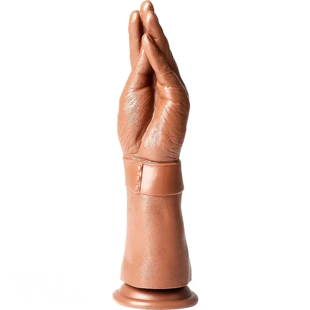 11.22in Realistic Hand Arm Fist With Graduated Fingers Dildo Sex Toy
