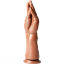 11.22in Realistic Hand Arm Fist With Graduated Fingers Dildo Sex Toy