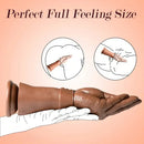 11.22in Realistic Hand Arm Fist With Graduated Fingers Dildo Sex Toy