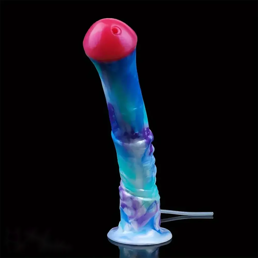 11.22in Realistic Horse Silicone Squirting Soft Large Cock Dildo