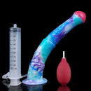 11.22in Realistic Horse Silicone Squirting Soft Large Cock Dildo