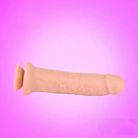 11.22in Unisex Big Silicone Soft Dildo For Anal Vaginal Simulation Sex Toy