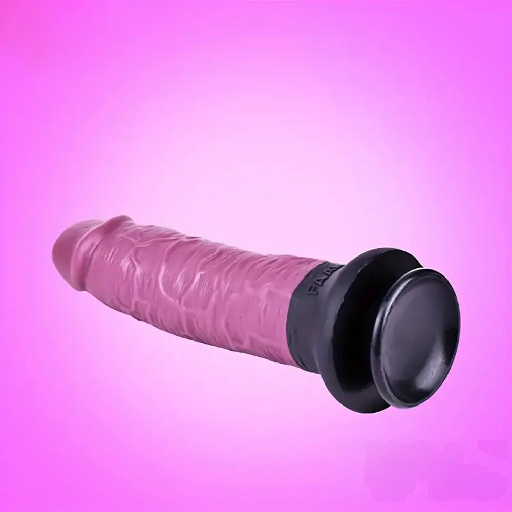 11.22in Unisex Big Silicone Soft Dildo For Anal Vaginal Simulation Sex Toy