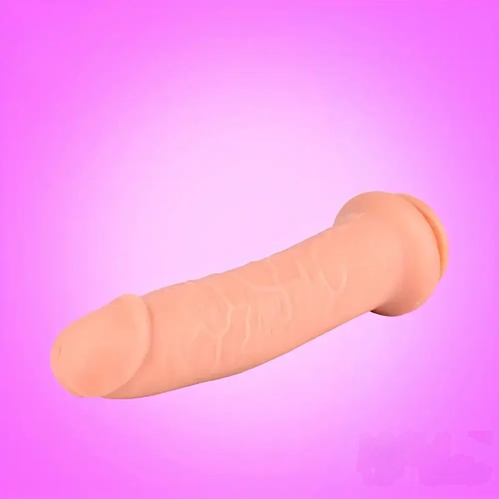11.22in Unisex Big Silicone Soft Dildo For Anal Vaginal Simulation Sex Toy