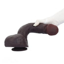 11.35in Real Feeling Dual Density Silicone Big Dildo Vaginal Anal Cock Sex Toy