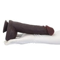 11.35in Real Feeling Dual Density Silicone Big Dildo Vaginal Anal Cock Sex Toy