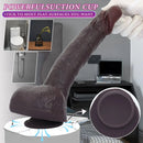 11.35in Real Feeling Dual Density Silicone Big Dildo Vaginal Anal Cock Sex Toy