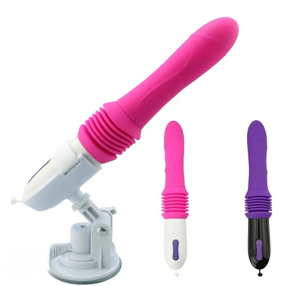 11.3in Rechargeable Automatic Thrusting Dildo Vibrator 10-Speed Vibration