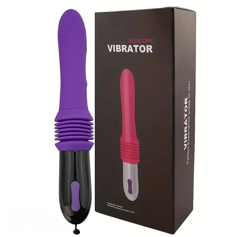 11.3in Rechargeable Automatic Thrusting Dildo Vibrator 10-Speed Vibration