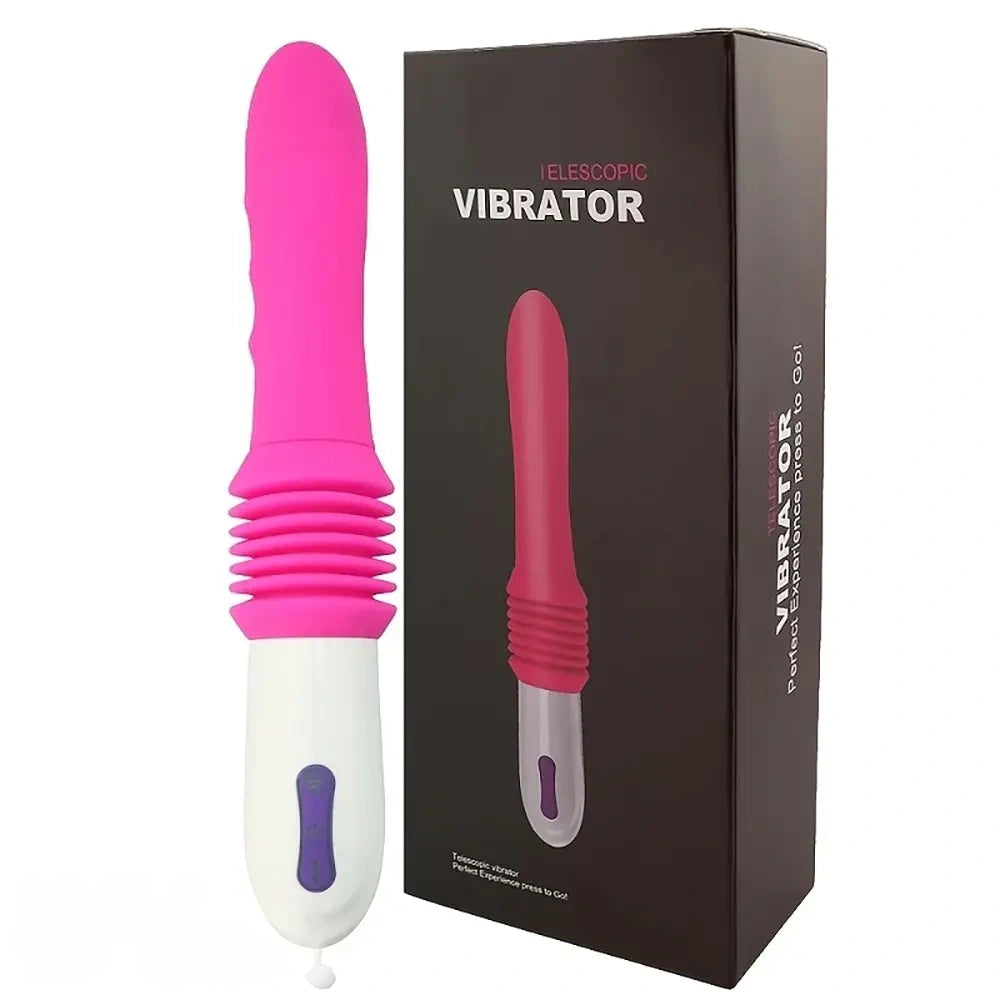 11.3in Rechargeable Automatic Thrusting Dildo Vibrator 10-Speed Vibration