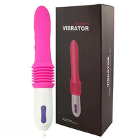 11.3in Rechargeable Automatic Thrusting Dildo Vibrator 10-Speed Vibration