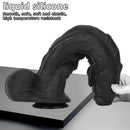 11.41in 12.6in 15in Super Big Silicone Soft Black Fantasy Love Sex Dildo