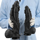 11.41in 12.6in 15in Super Big Silicone Soft Black Fantasy Love Sex Dildo