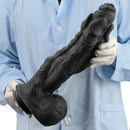 11.41in 12.6in 15in Super Big Silicone Soft Black Fantasy Love Sex Dildo