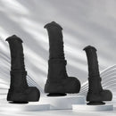 11.41in 13.18in 14.56in Big Long Black Silicone Thick Dildo Indoor Sex Toy
