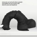 11.41in 13.18in 14.56in Big Long Black Silicone Thick Dildo Indoor Sex Toy