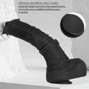 11.41in 13.18in 14.56in Big Long Black Silicone Thick Dildo Indoor Sex Toy