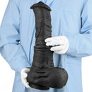 11.41in 13.18in 14.56in Big Long Black Silicone Thick Dildo Indoor Sex Toy