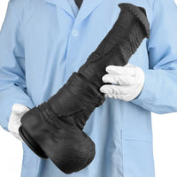 11.41in 13.18in 14.56in Big Long Black Silicone Thick Dildo Indoor Sex Toy