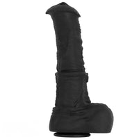 11.41in 13.18in 14.56in Big Long Black Silicone Thick Dildo Indoor Sex Toy