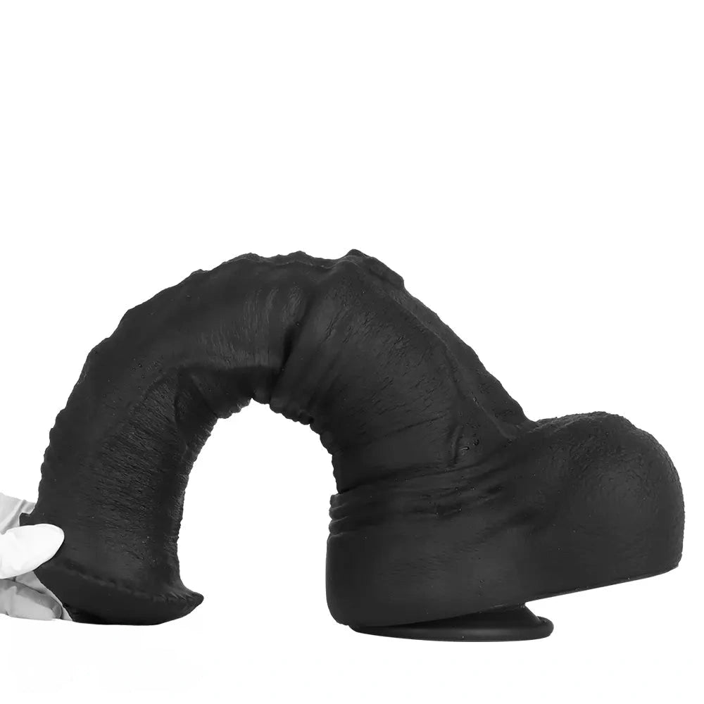 11.41in 13.18in 14.56in Big Long Black Silicone Thick Dildo Indoor Sex Toy