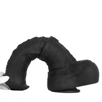11.41in 13.18in 14.56in Big Long Black Silicone Thick Dildo Indoor Sex Toy