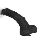 11.41in 13.18in 14.56in Big Long Black Silicone Thick Dildo Indoor Sex Toy
