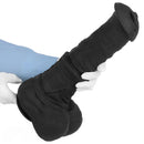 11.41in 13.18in 14.56in Big Long Black Silicone Thick Dildo Indoor Sex Toy