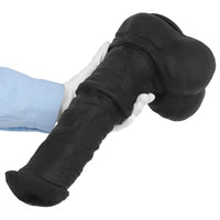 11.41in 13.18in 14.56in Big Long Black Silicone Thick Dildo Indoor Sex Toy