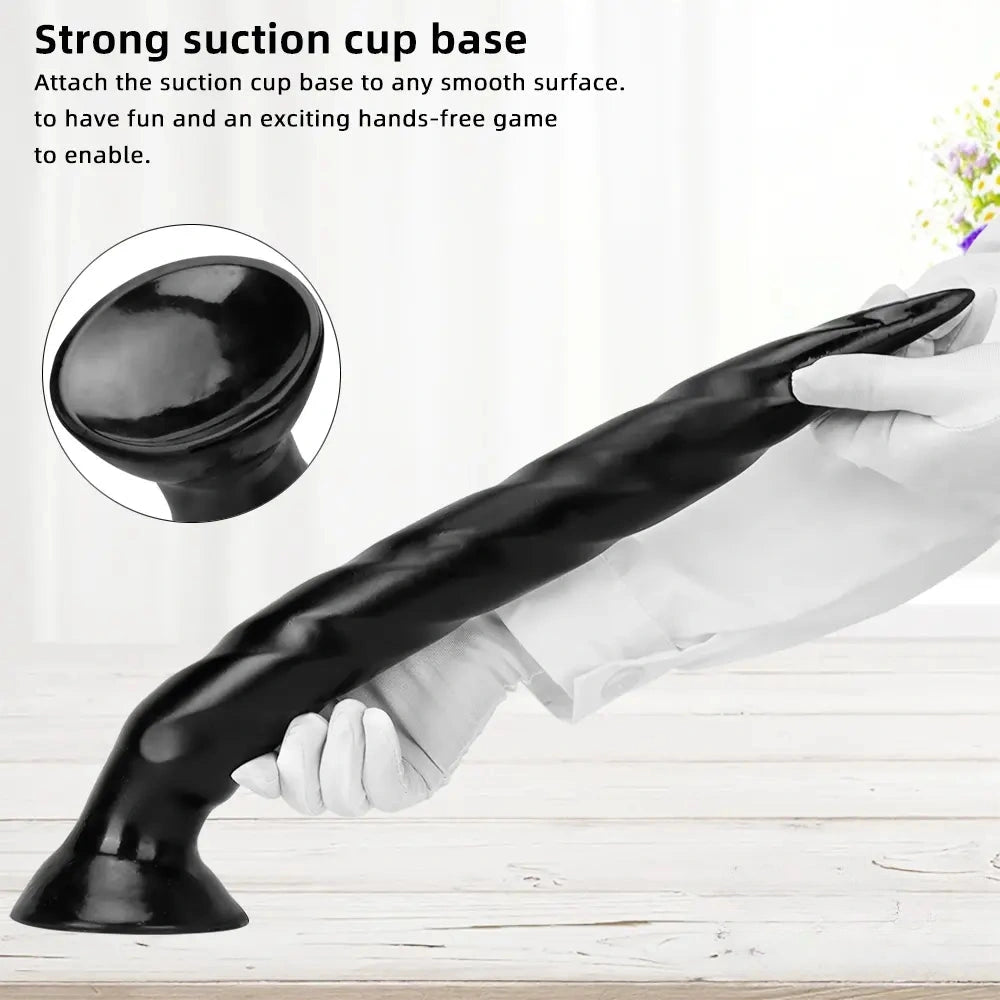 11.41in 14.56in 17.71in Super Large Long Thick Sharp Butt Plug Dildo