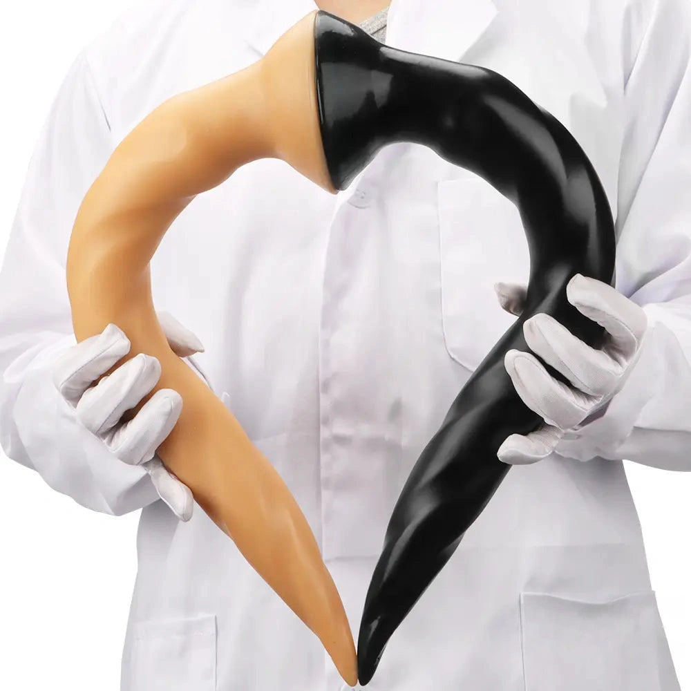 11.41in 14.56in 17.71in Super Large Long Thick Sharp Butt Plug Dildo