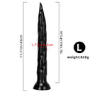 11.41in 14.56in 17.71in Super Large Long Thick Sharp Butt Plug Dildo
