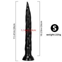 11.41in 14.56in 17.71in Super Large Long Thick Sharp Butt Plug Dildo