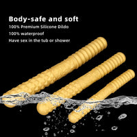 11.41in 15in 18.11in Liquid Large Soft Long Silicone Dual Ended Dildo