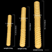 11.41in 15in 18.11in Liquid Large Soft Long Silicone Dual Ended Dildo