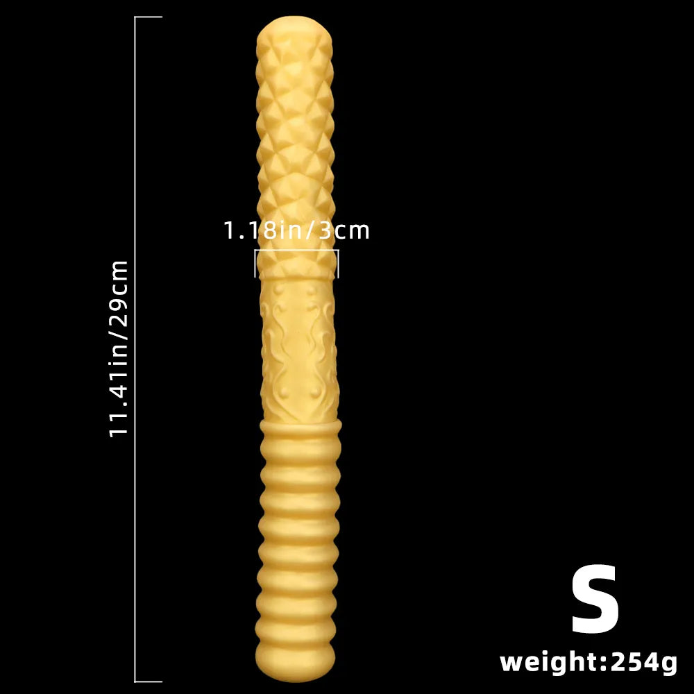 11.41in 15in 18.11in Liquid Large Soft Long Silicone Dual Ended Dildo