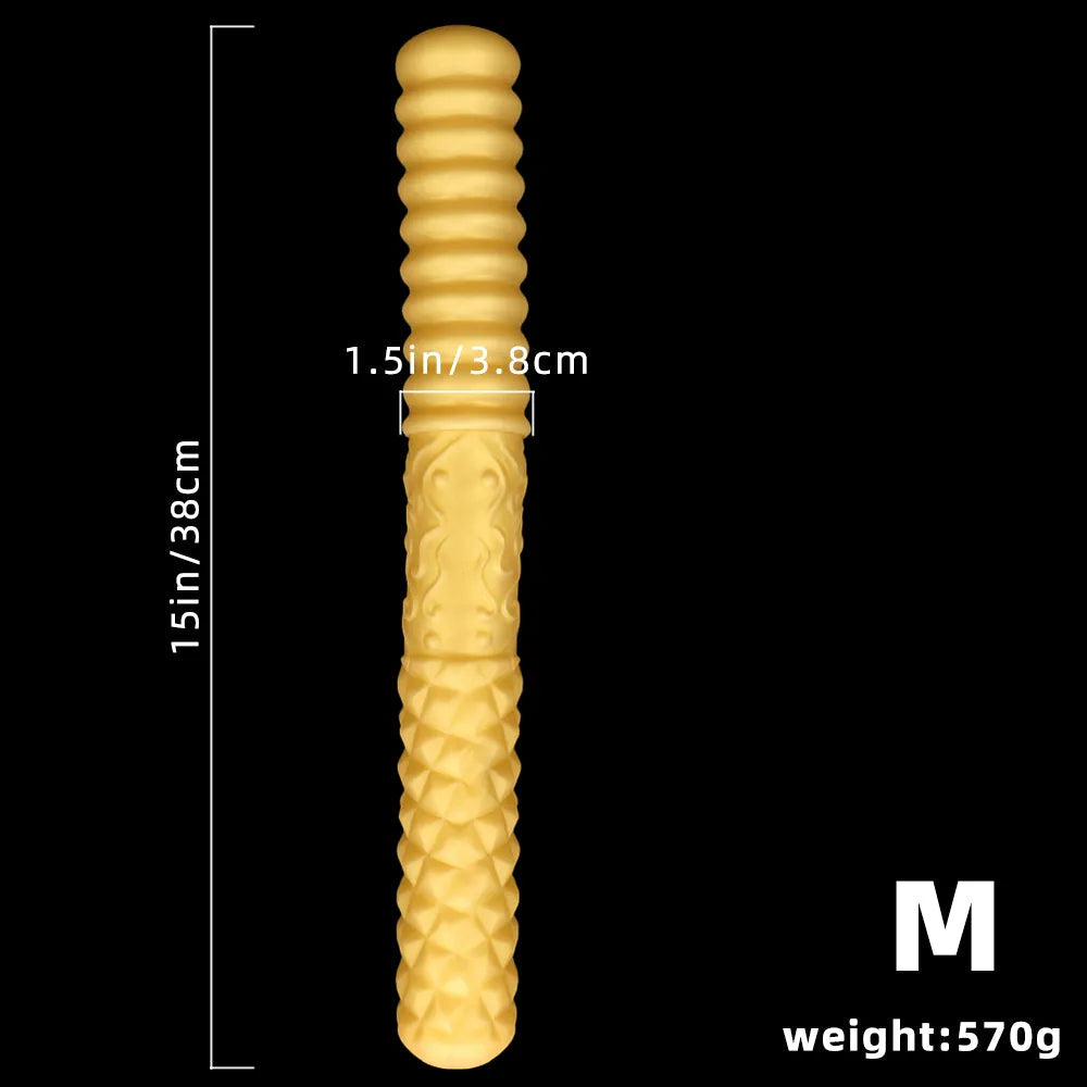 11.41in 15in 18.11in Liquid Large Soft Long Silicone Dual Ended Dildo