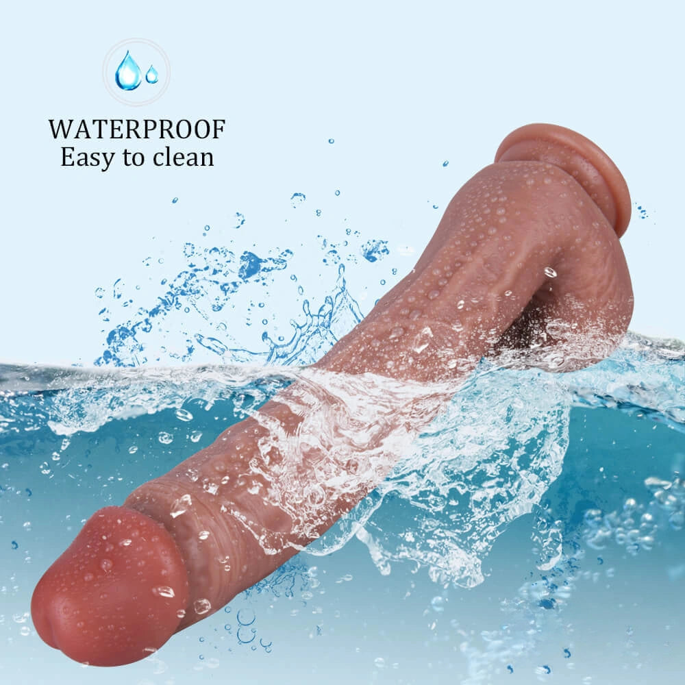 11.41in Big Dildo Sex Toy Fake Dick Silicone Erotic Toy For Women