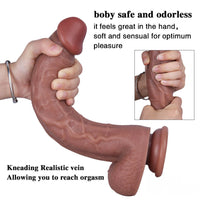 11.41in Big Dildo Sex Toy Fake Dick Silicone Erotic Toy For Women