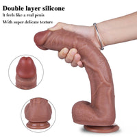 11.41in Big Dildo Sex Toy Fake Dick Silicone Erotic Toy For Women