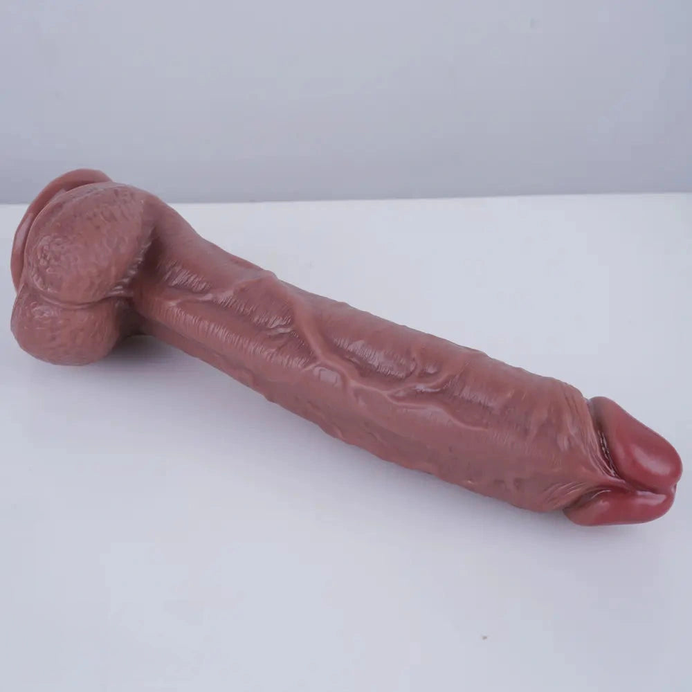 11.41in Big Dildo Sex Toy Fake Dick Silicone Erotic Toy For Women