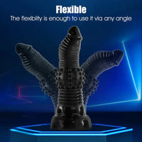 11.41in Textured Dildo With Ridges For Stimulation Bumpy Novelty Dildo