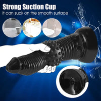 11.41in Textured Dildo With Ridges For Stimulation Bumpy Novelty Dildo